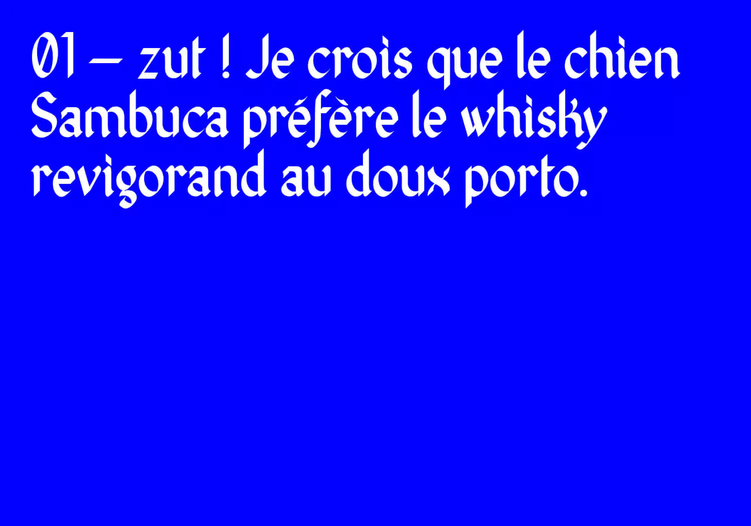 typographie caligraphique Yonne dessinée par Jean-charles abrial 