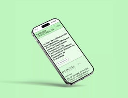 La home page du site internet institutionnelle de branche architecture en version responsive mobile, web design Jean-Charles Abrial 