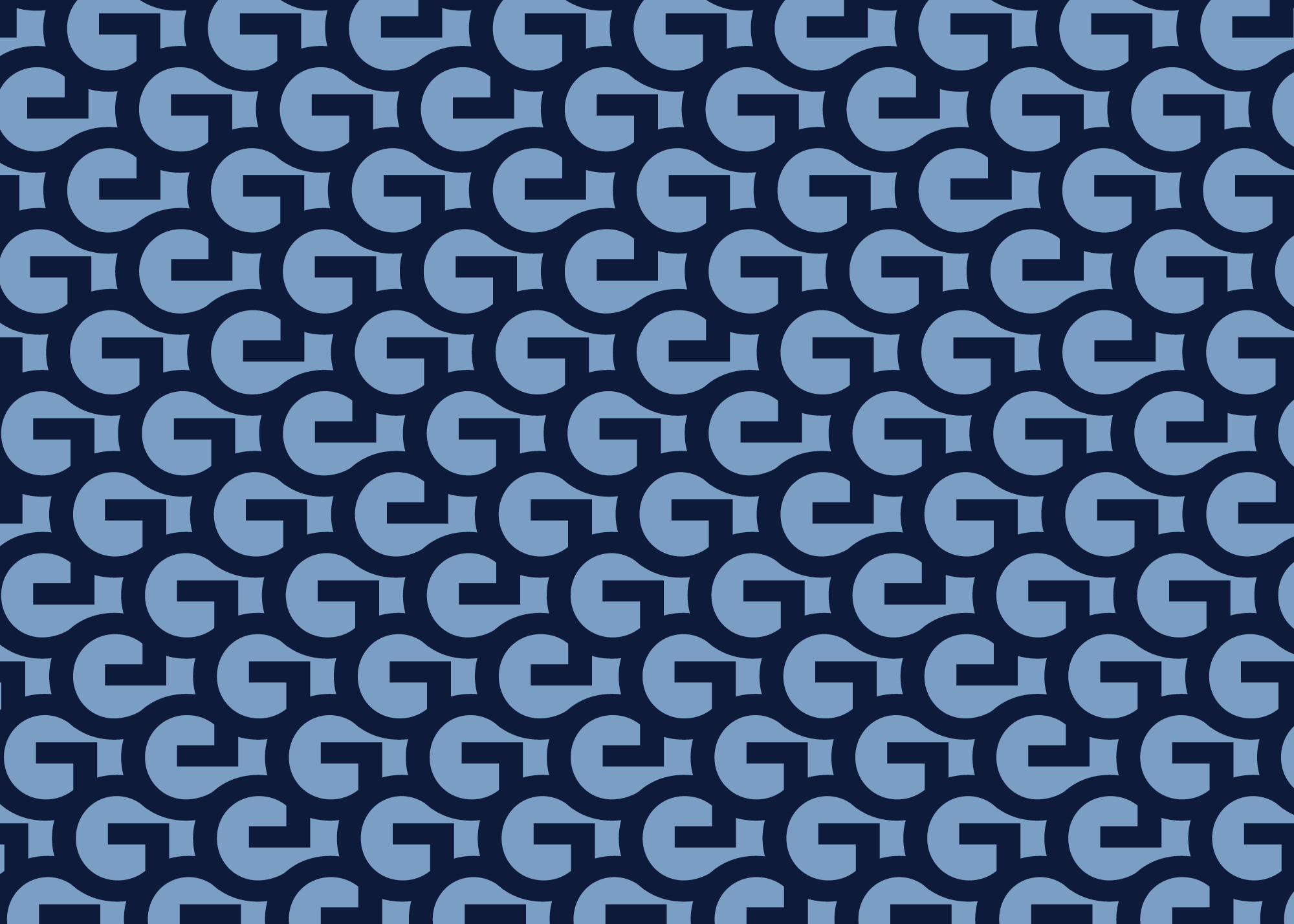 Le motif réalisé à partir du logo de la galerie d'art gabriel eid, vague et mer pour une galerie en bord de mer, graphisme jean-charles abrial