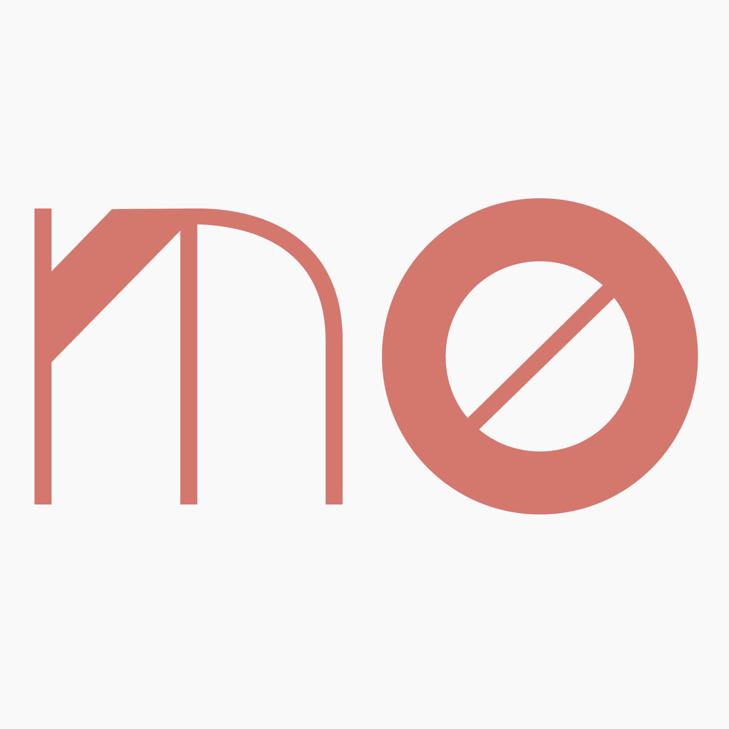 la lettre m et o de la typographie géométrique Ortaki, design jean-charles abrial et cyril barrier