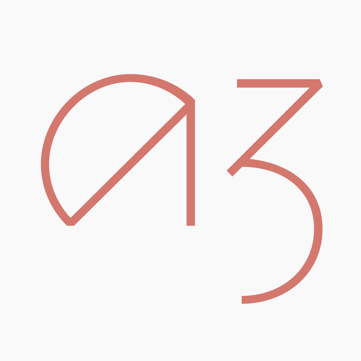 la font géométrique Ortaki en version light, design jean-charles abrial et cyril barrier