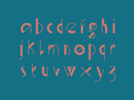 Alphabet bold de la typographie géométrique Ortaki, font design jean-charles abrial et cyril barrier 