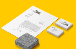 Papier à lettre et carte de visite pour le syndicat synatpau architecture paysage urbanisme 