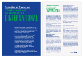 Mise en page des fiches de L'Inp à l'internationale graphisme et maquette Jean-charles Abrial