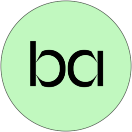 Logo monogramme de branche architecture pour l'identité visuelle de l'APGBA, design graphiste Jean-charles Abrial 