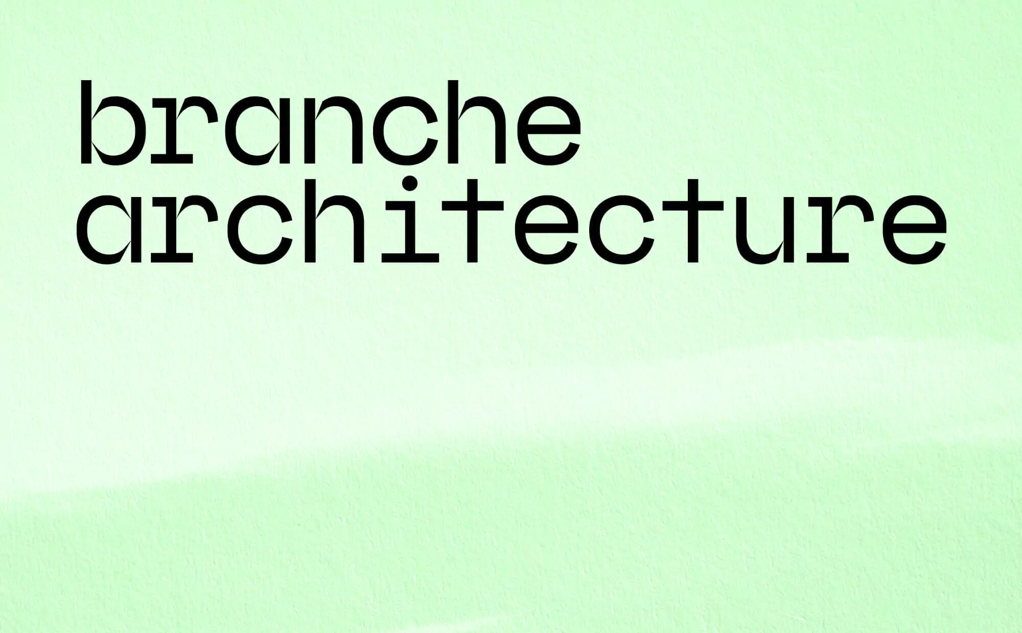 Logo de branche architecture pour l'identité visuelle de l'APGBA, typographie sur-mesure et couleur verte, graphiste Jean-charles Abrial