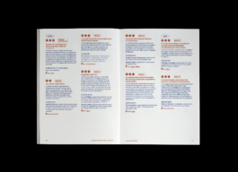 Page du livret de formation 2026 de l'Institut National du Patrimoine, design Jean-Charles Abrial